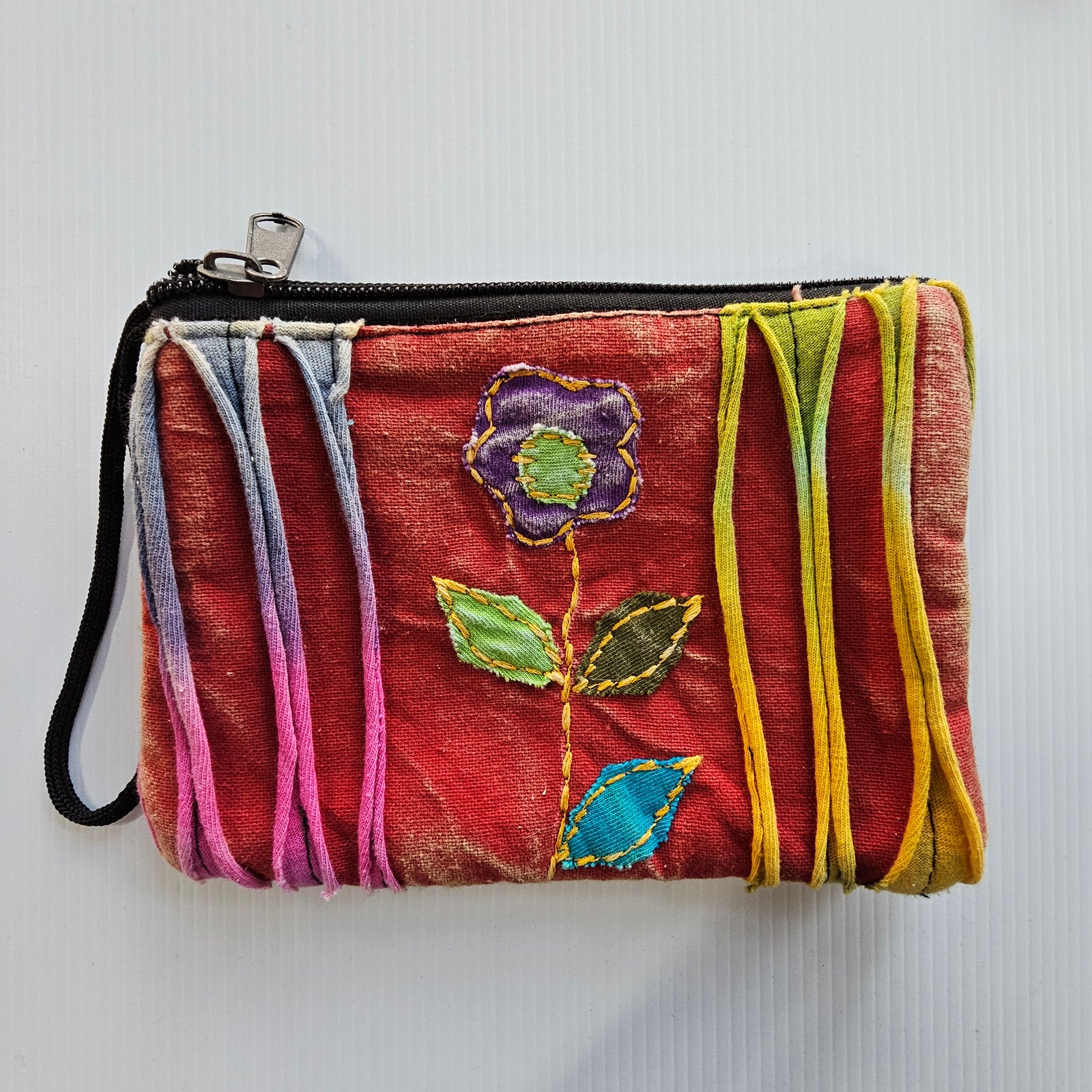Razor Cut Applique Coin Purse