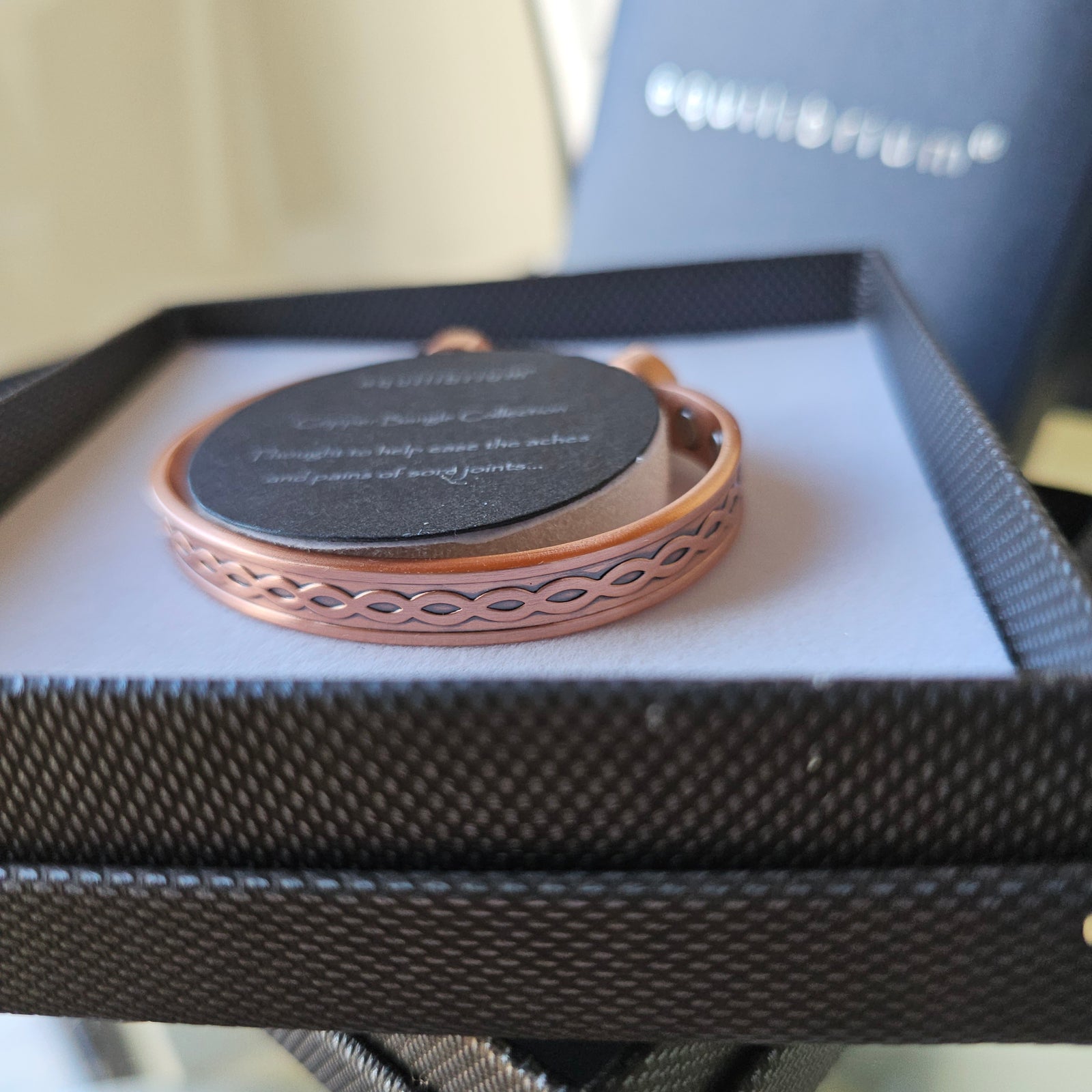 EQLB MAGNETIC COPPER BANGLE