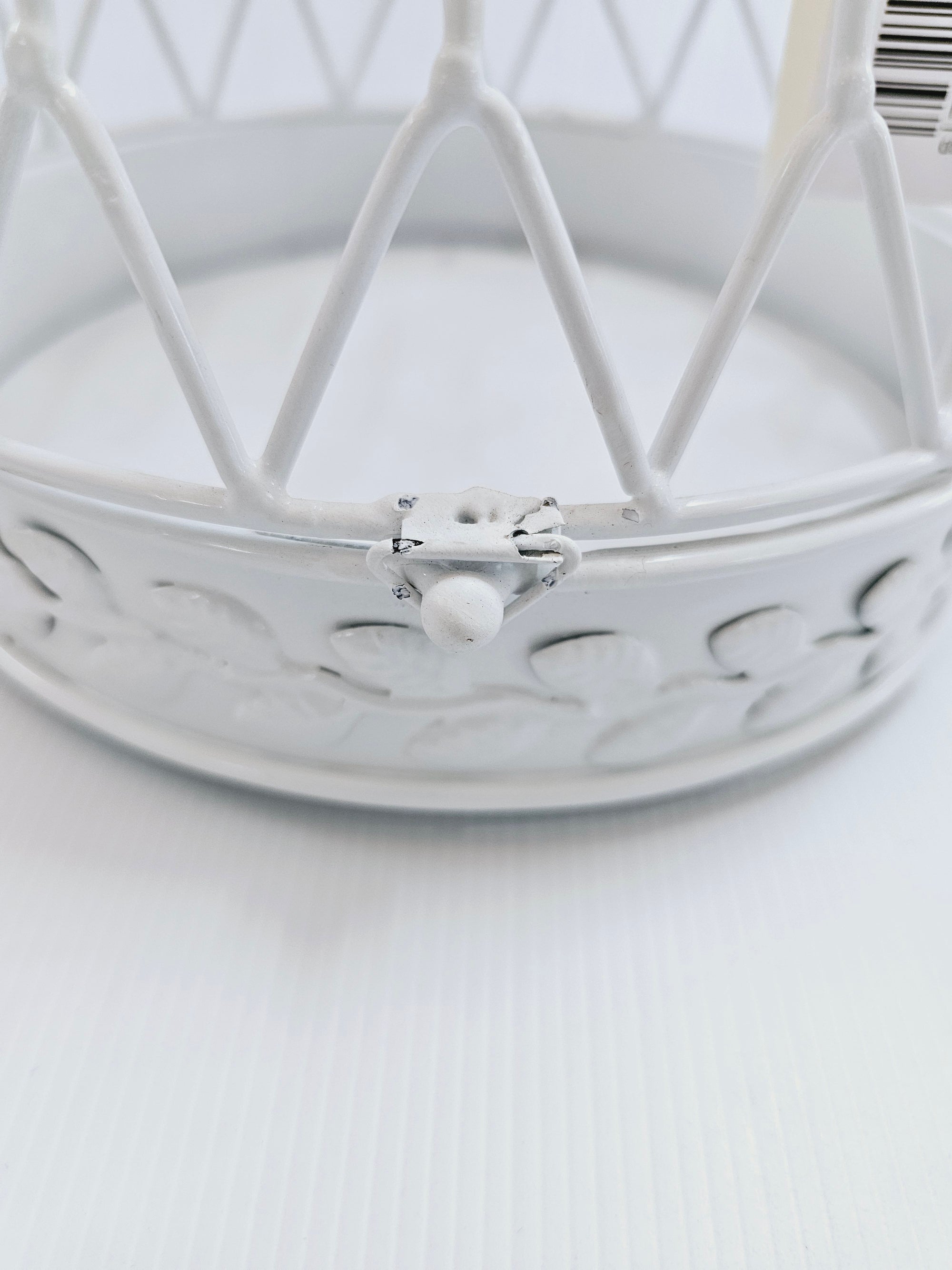 WHITE PARISIAN BIRDCAGE