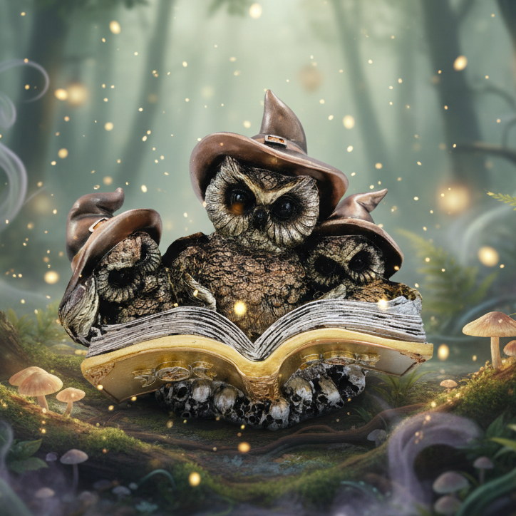 MAGIC AND MYSTIC OWL TRIO