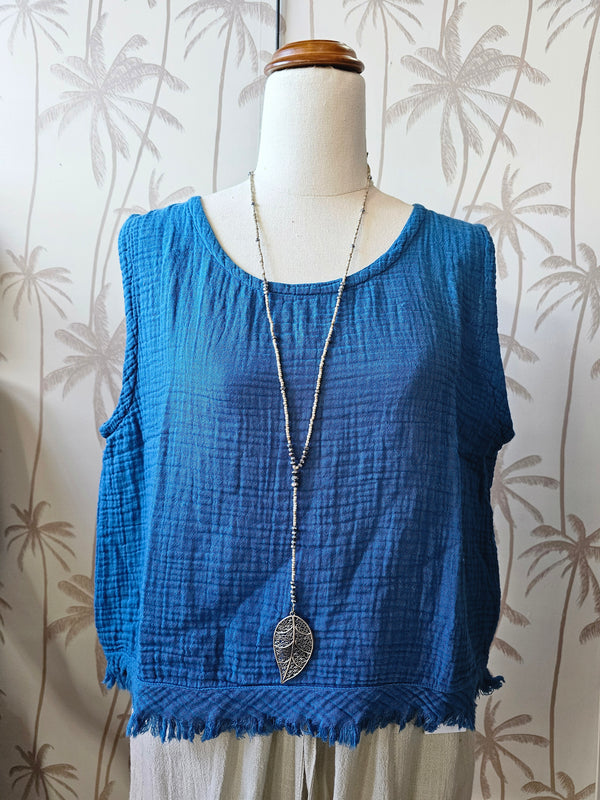 CHEESE CLOTH SHELL TOP - Hippy Haven