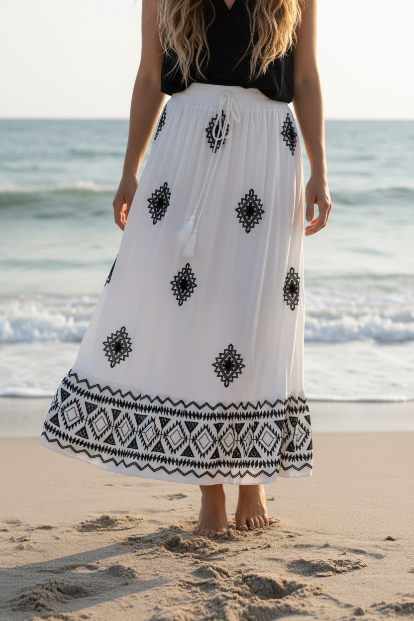🌟SALE - Arizona Boho Style Maxi Skirt