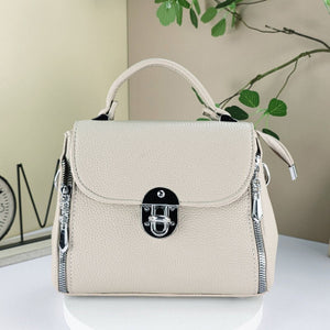 #Small Satchel Handbag With Mini Handbag Keychain