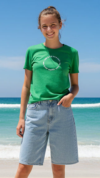 #Thilda Long Denim Shorts