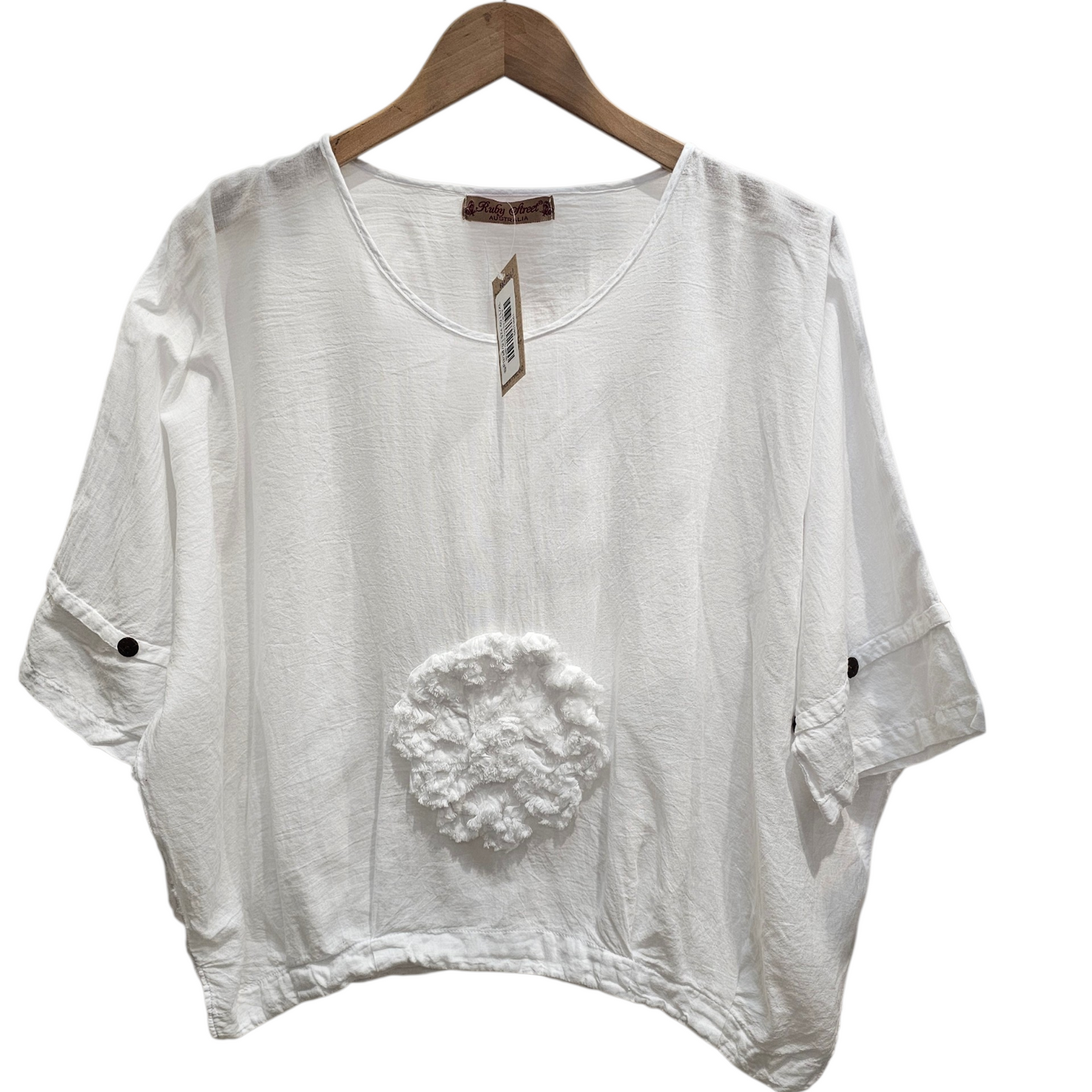 Scrappy Flower Crop Top
