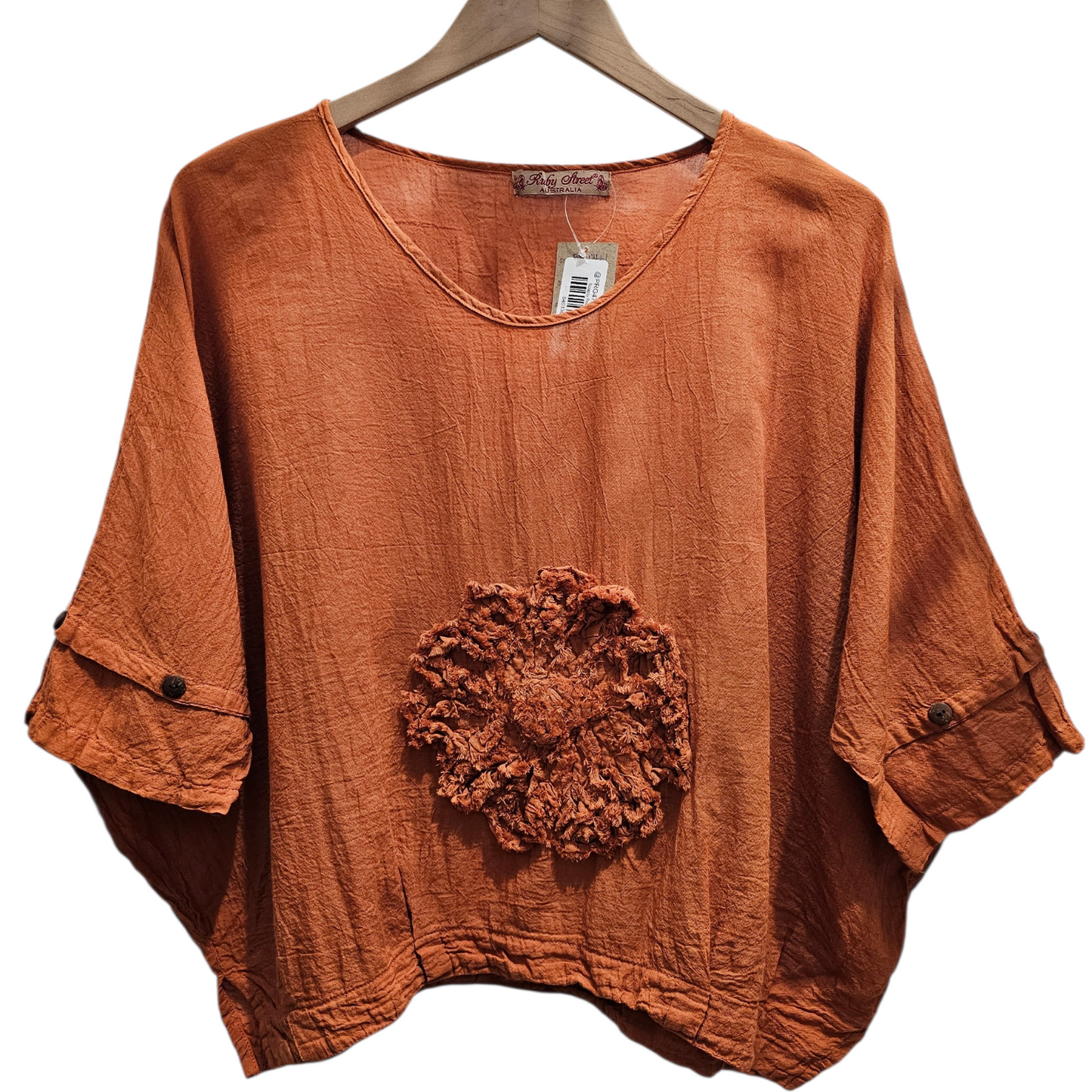 Scrappy Flower Crop Top