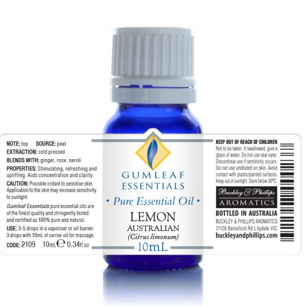 Organic Pure Essential Oil - Lemon