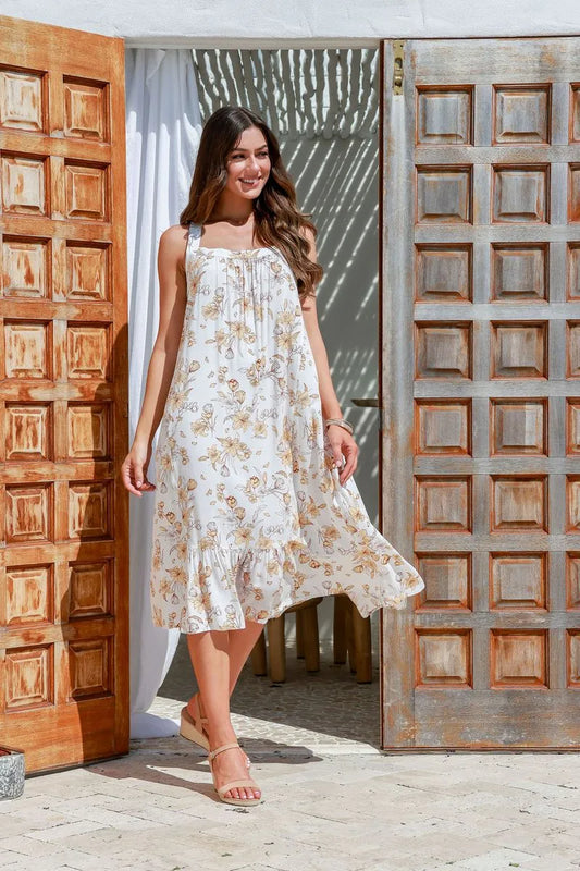 Terrace Strappy Maxi Dress