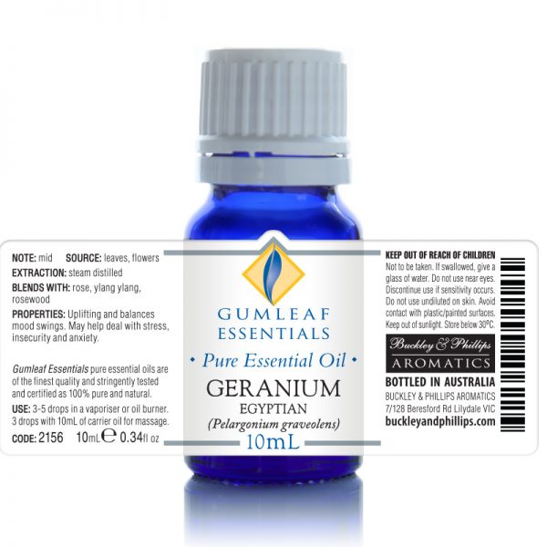 Organic Pure Essential Oil - Geranium
