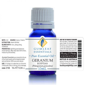 Organic Pure Essential Oil - Geranium