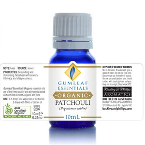 Organic Pure Essential Oil - Patchoulli