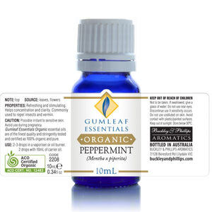 Organic Pure Essential Oil - Peppermint