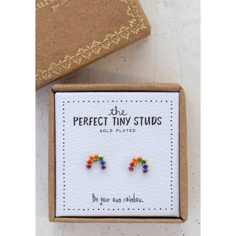 Perfect Tiny Studs - Rainbow