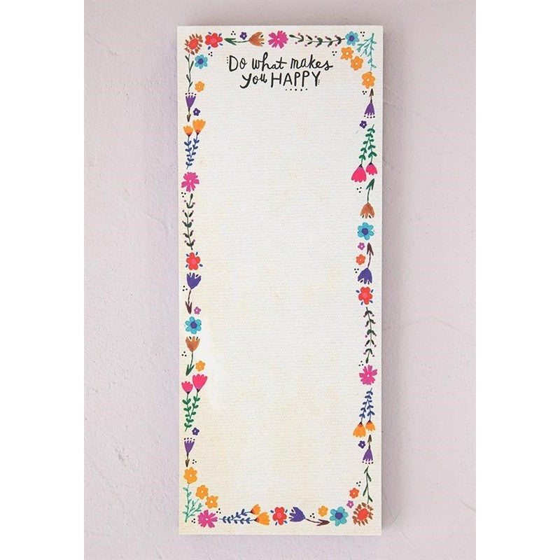 List Notepad Do What Makes Happy