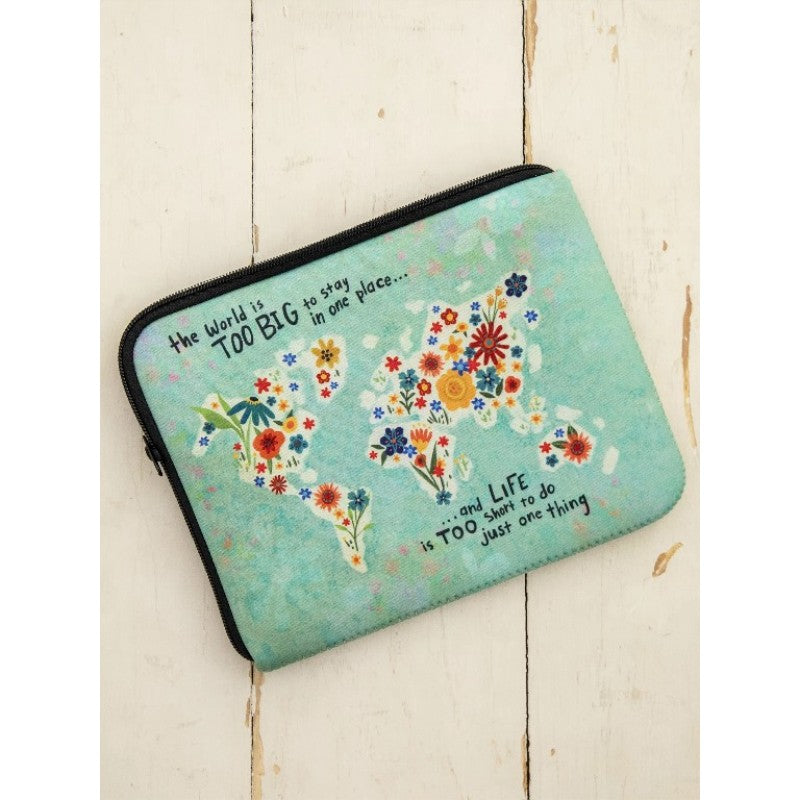Travel Document Pouch - The World Is Too Big To Stay In One Place