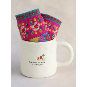 Mug & Sock Set - You Make The World A Better Place
