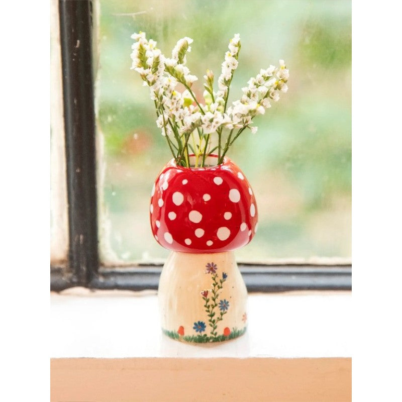 Cutest Little Bud Vase - Mushroom