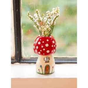 Cutest Little Bud Vase - Mushroom