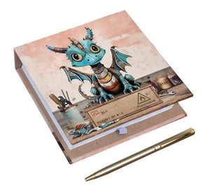 Bug Art Scrap Memo Pad & Pen