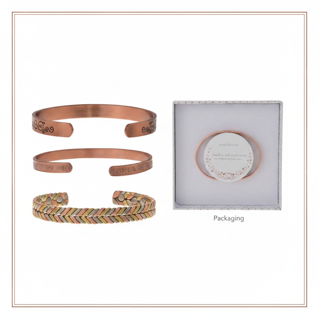 Equilibrium Magnetic Copper Bangle