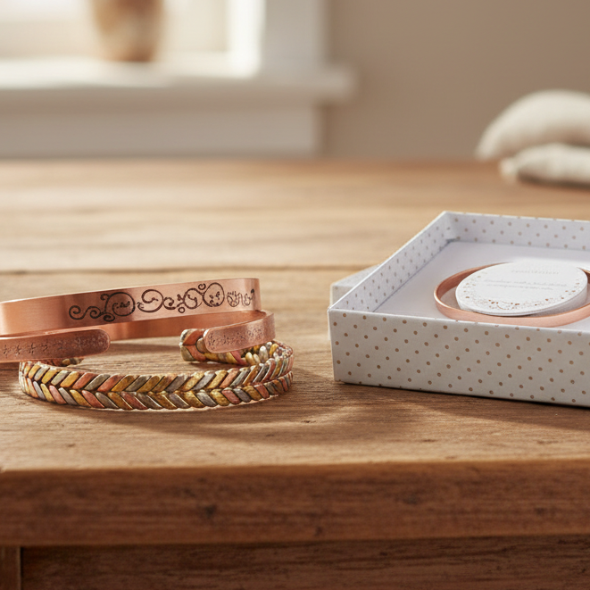 Equilibrium Magnetic Copper Bangle