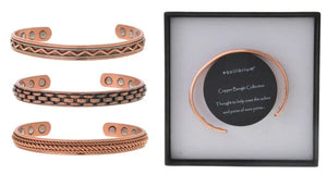Equilibrium Magnetic Mens Copper Bangle