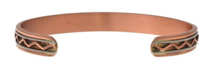 Equilibrium Magnetic Mens Copper Bangle