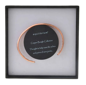 Equilibrium Magnetic Mens Copper Bangle