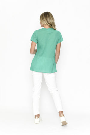 Kayla Plain Cotton S/S Blouse