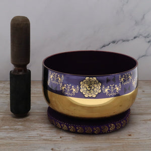 Boxed Chakra Singing Bowl 12.5cm - Assorted Symbols