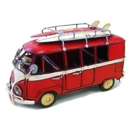 KOMBI - W/SURFBOARDS 21CM RED