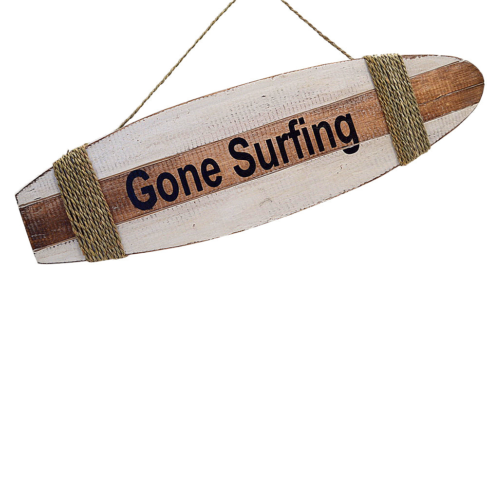 GONE SURFING SURFBOARD SIGN