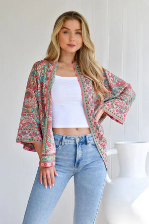 #Rythmic Rayon Kimono Jacket