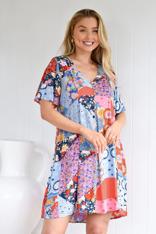 Patch Love Mini Dress