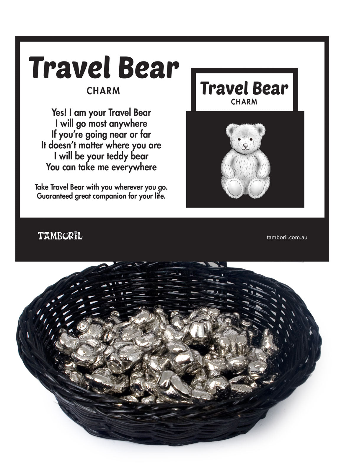 TRAVEL BEAR CHARMS