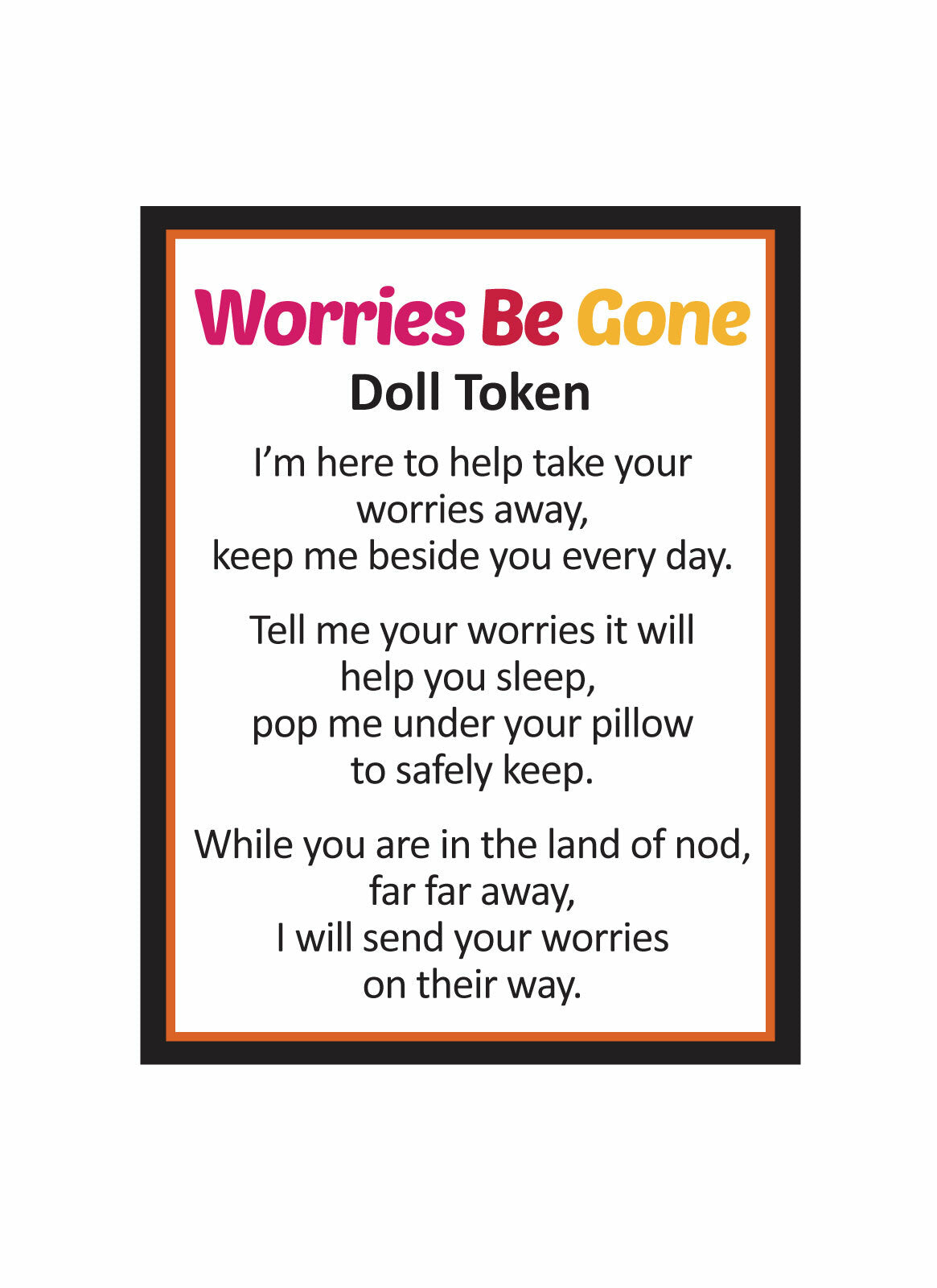 METAL WORRY DOLL CHARMS