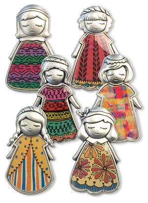 METAL WORRY DOLL CHARMS