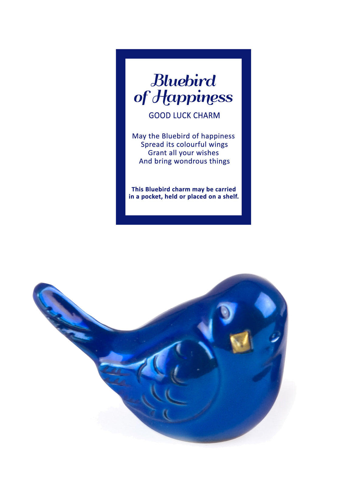 BLUEBIRD OF HAPPINESS CHARM