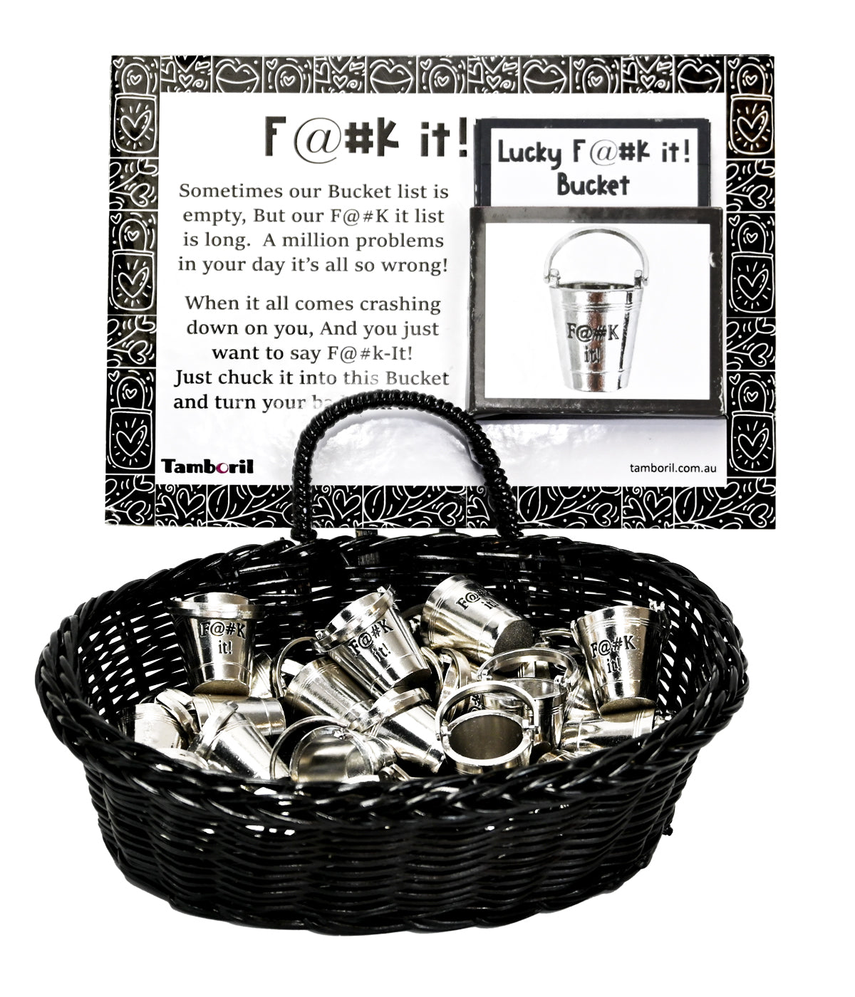 F@#K IT BUCKET CHARMS