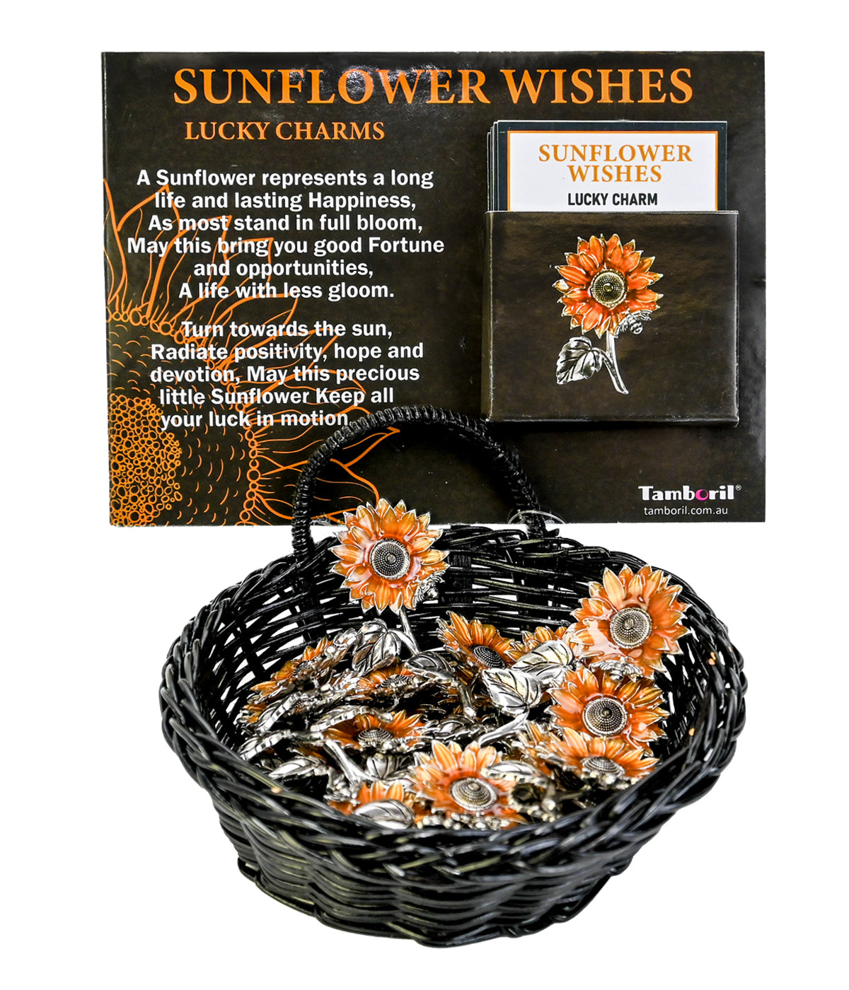 SUNFLOWER WISHES CHARM