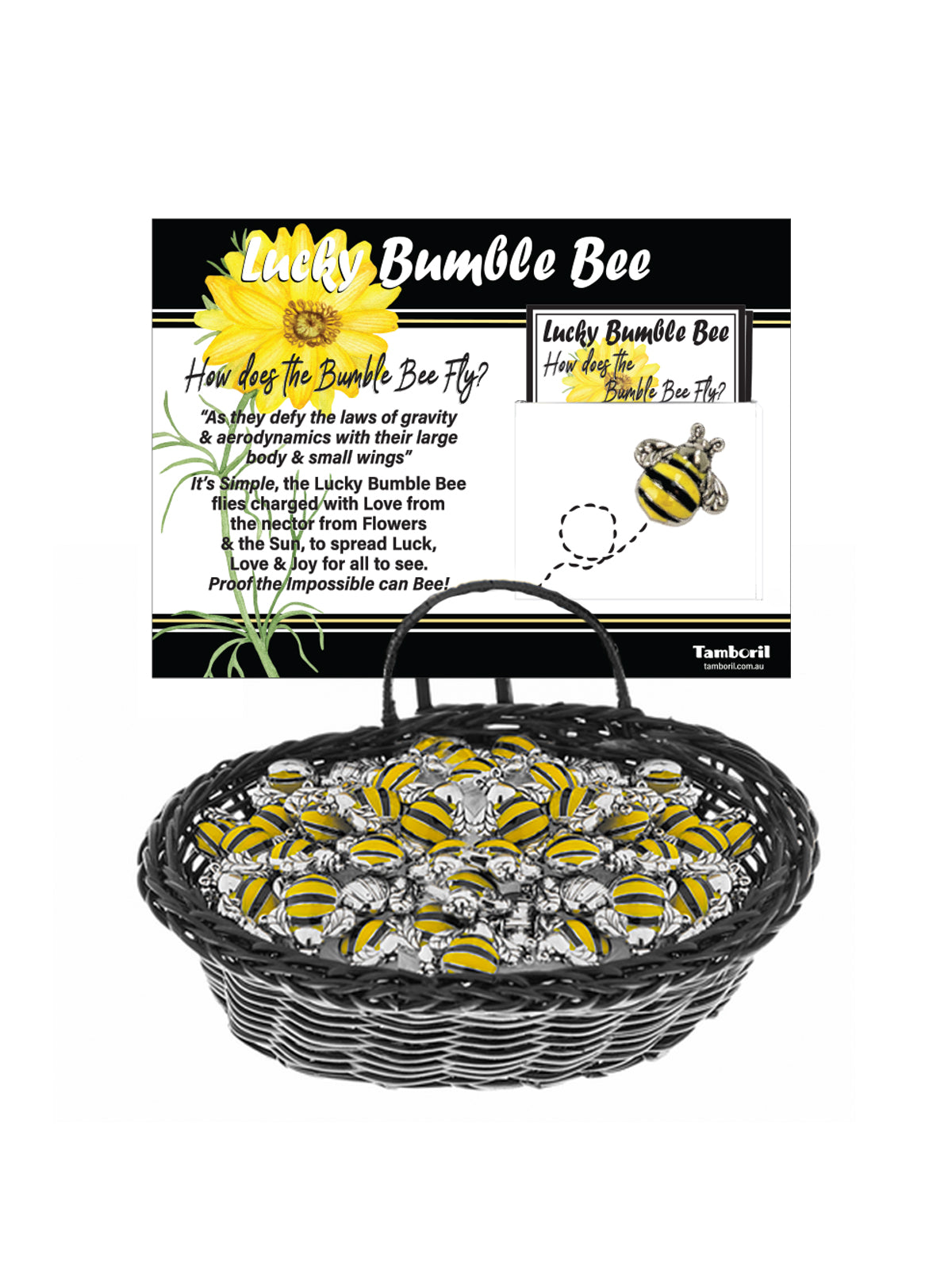 LUCKY LITTLE BUMBLE BEE CHARM