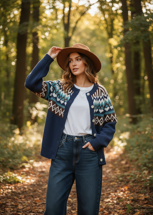🌟SALE - Tic Tac Sweater Cardigan