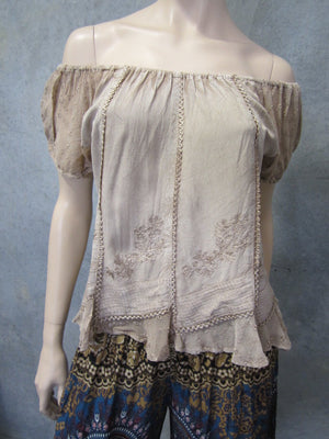 Stonewash Romance O/S Top