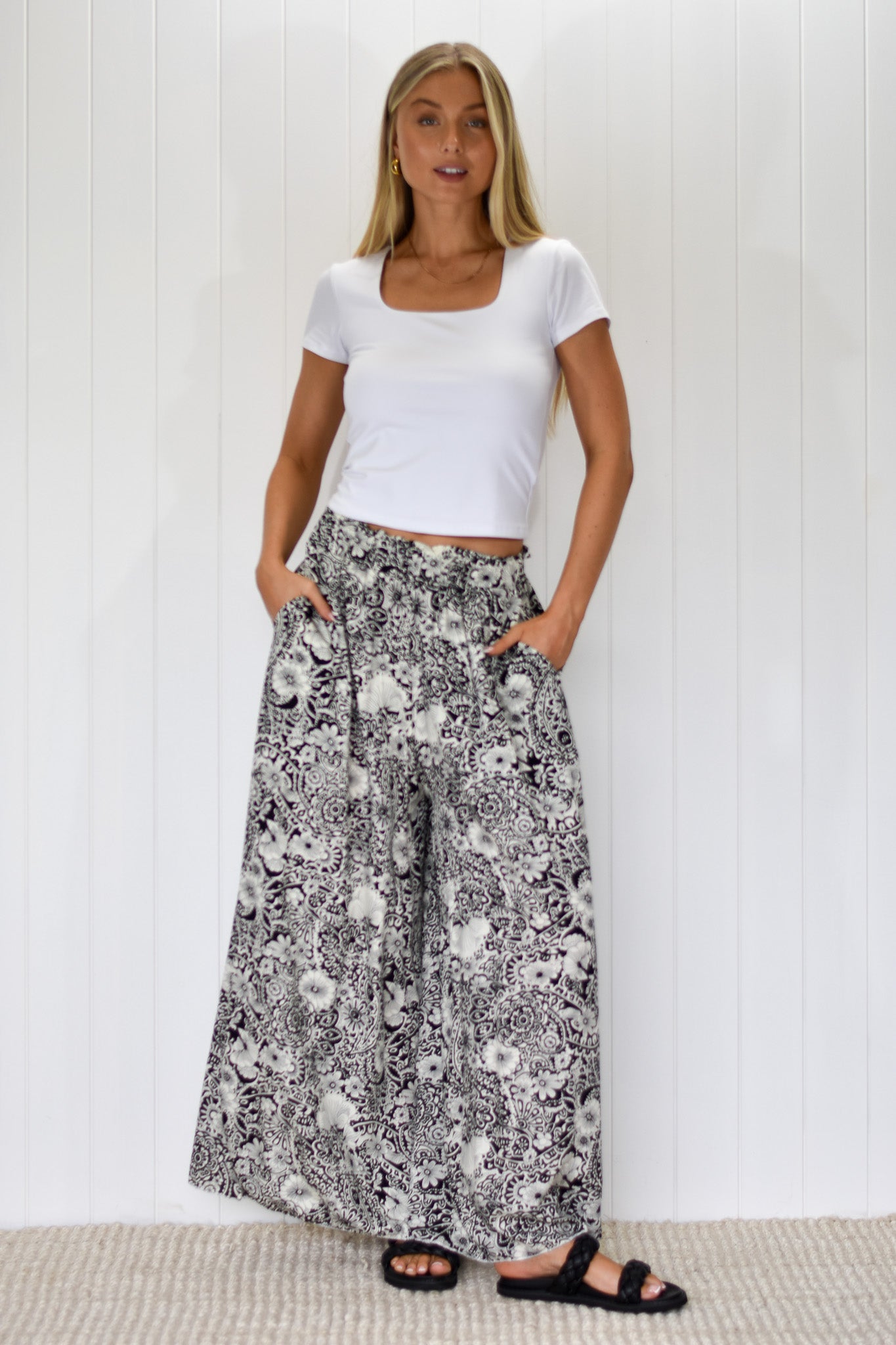 ZEN WIDE LEG SKIRT PANTS