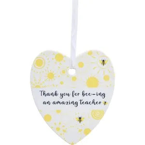 Hanging Heart - Bee Sayings