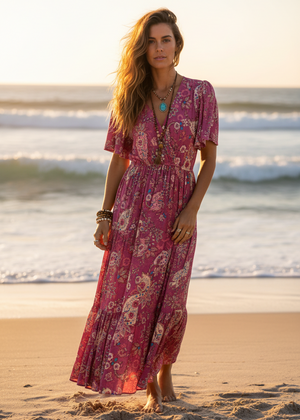 🌟SALE - Lorelei Wrap Midi Dress