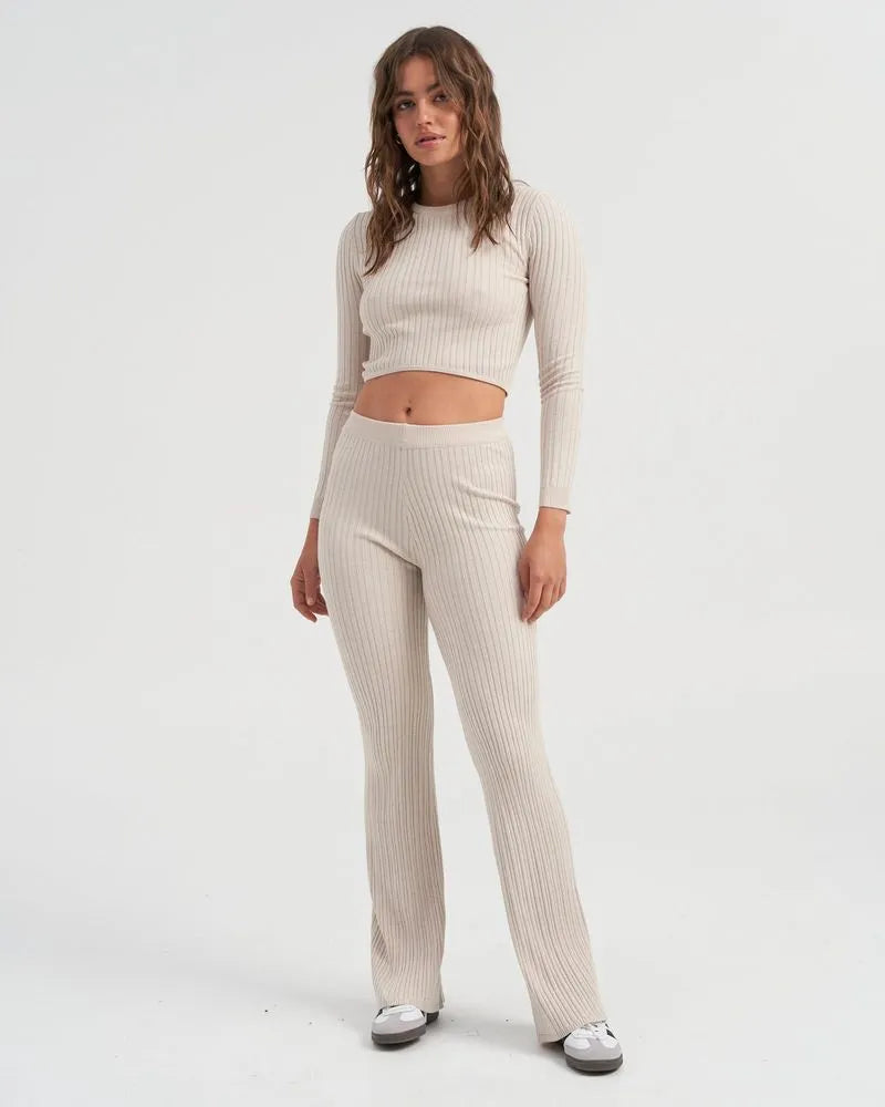 Jenna Life Knit Flared Pants