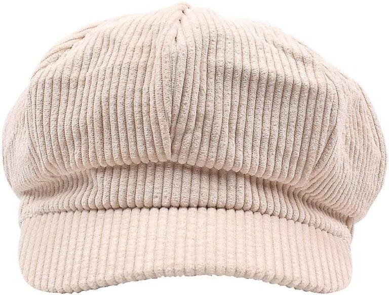 #Cotton Corduroy Newsboy Cap