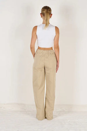 Wide Leg Cargo Style Pants