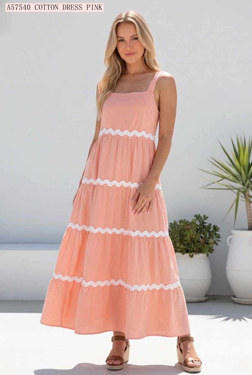 Connie Ric Rac Maxi Dress